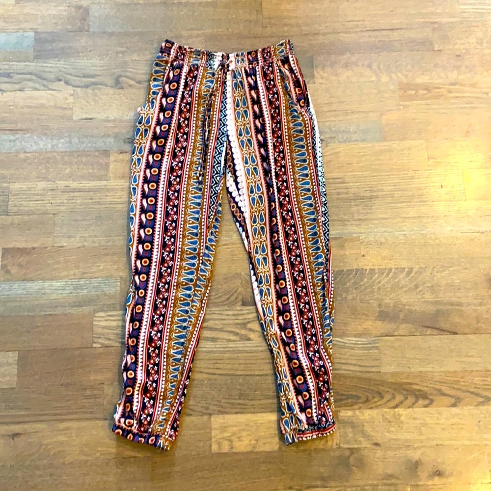 Paisley printed pants!